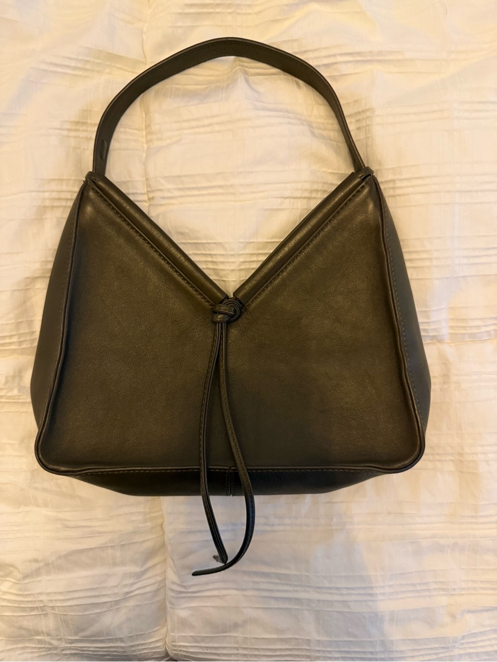 Reformation Medium Chiara Bag in Olive - Picture 2 of 5